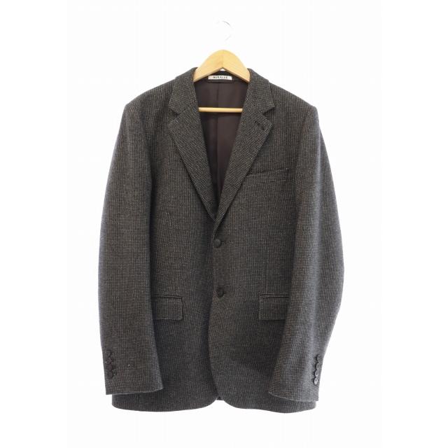 オーラリー AURALEE 22AW ORGANIC COTTON CASHMERE WOOL TWEED JACKET A22AJ01OT  オーガニック コットン カシミヤ ツイード ジャケット 4 : 034-902306170006 : ブランド古着販売のベクトル - 通販 -