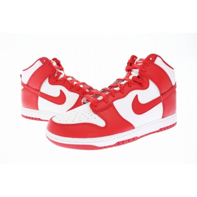 ナイキ NIKE DUNK HIGH CHAMPIONSHIP WHITE AND RED ダンク ハイ