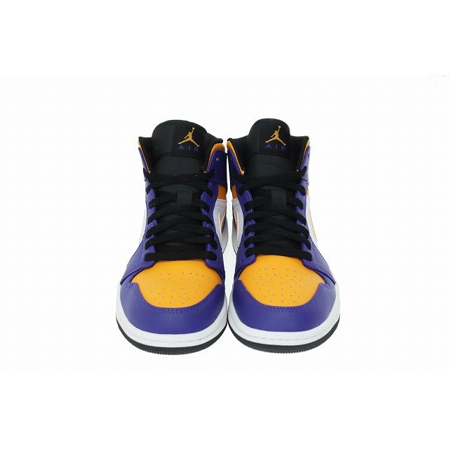 ナイキ NIKE AIR JORDAN 1 MID LAKERS エア ジョーダン ミッド レイカーズ DQ8426-517 26 パープル イエロー ▲■240509｜vectorpremium｜02