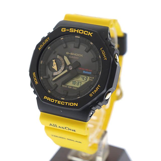 ジーショック G-SHOCK アイサーチジャパン イルカクジラ イルクジ コラボ Bluetooth搭載 タフソーラー デジタル ウォッチ 腕時計 GA-B2100K｜vectorpremium｜02