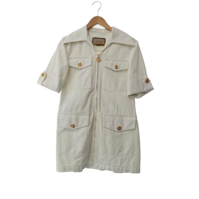 GUCCI グッチ ウォッシュド インターロッキング G シャツ ジャケット 