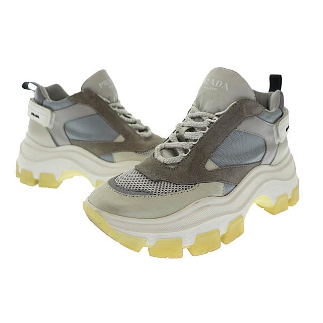 PRADA プラダ 19AW PEGASUS ペガサス ダット 厚底 スニーカー PRADA プラダ 19AW PEGASUS ペガサス ダット 厚底 スニーカー