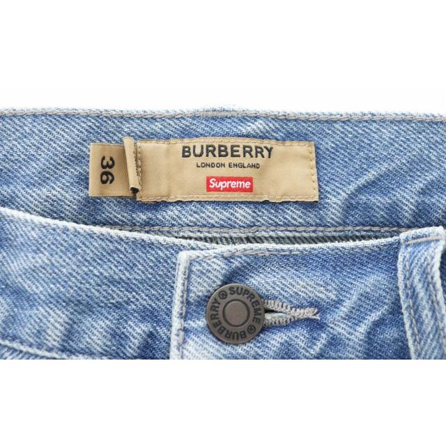 シュプリーム SUPREME × Burberry バーバリー 22SS Regular Jean ロゴ 