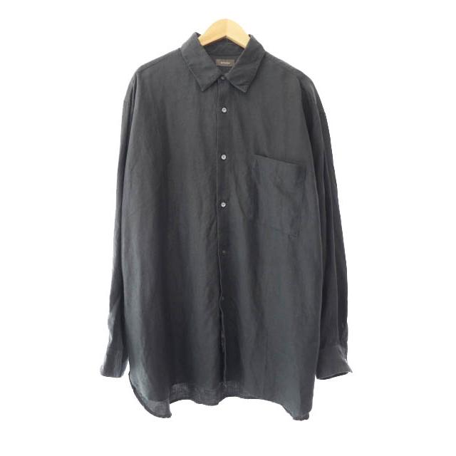 WIRROW ウィロウ Linen Regular Collar Shirt リネン 麻 レギュラー 
