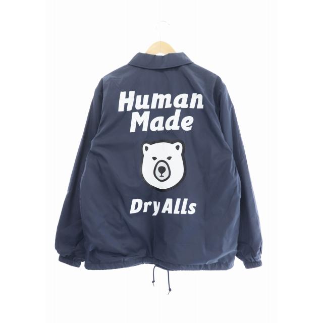 美品22SS HUMAN MADE ロゴ プリント コーチ ジャケット811O 美品22SS HUMAN MADE ロゴ プリント コーチ ジャケット811O