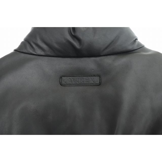 AVIREX アヴィレックス SOFTLAMB LEATHER DOWN JACKET ソフト ラム 