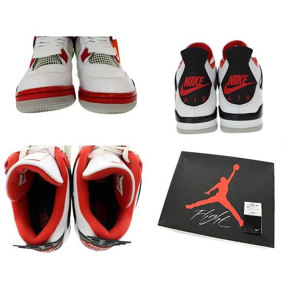 【中古】ナイキ NIKE AIR JORDAN 4 RETRO OG FIRE RED エア ジョーダン 4 ファイヤー レッド DC7770-160 29.5■250221 NIKE（ナイキ） NIKE AIR JORDAN 4 RETRO OG FIRE RED エア ジョーダン