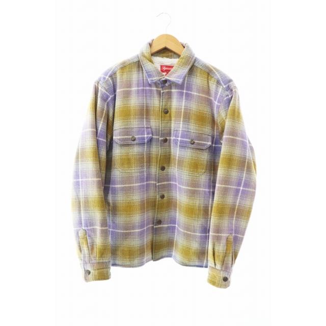 シュプリーム SUPREME 22AW Shearling Lined Flannel Shirt シアリング 