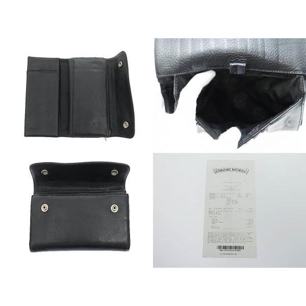 CHROME HEARTS クロムハーツ Wave Cross Ball Wallet ウェーブ クロス