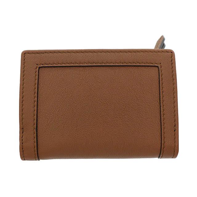 グッチ GUCCI バンブー ミディアム ウォレット レザー コンパクト 三 