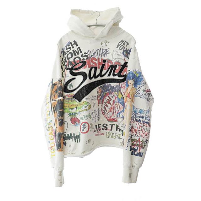 SAINT MICHAEL セントマイケル × 村上隆 21AW Graphic Hoodie SAINT MICHAEL セントマイケル × 村上隆 21AW Graphic Hoodie