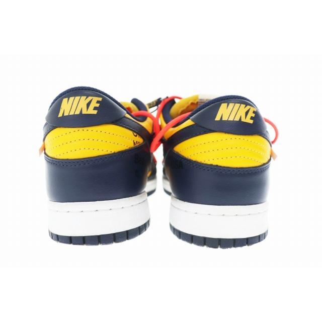 NIKE ナイキ ×OFF-EHITE オフホワイト DUNK LOW LTHR MICHIGAN ダンク  