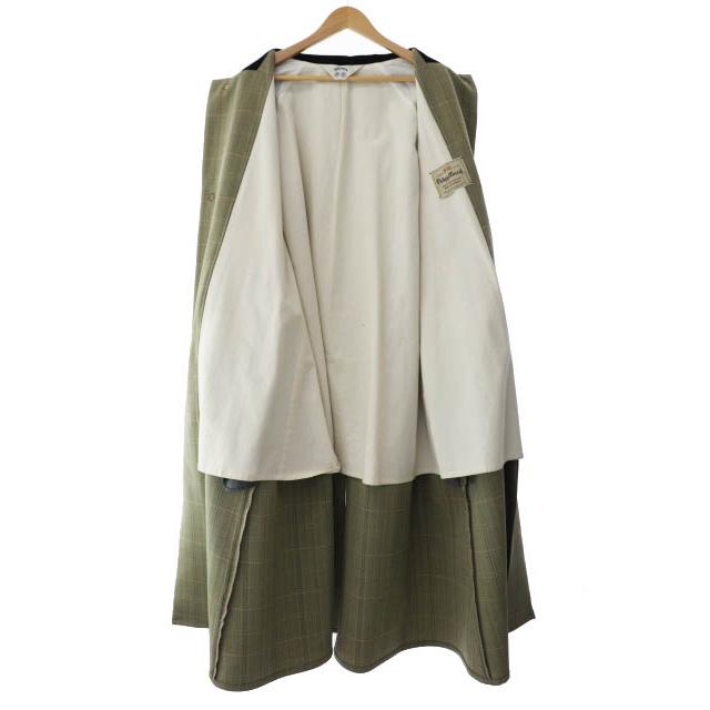 サンシー SUNSEA 18AW POLYYS TWEED HERRINGBONE COAT ポリ ツイード 