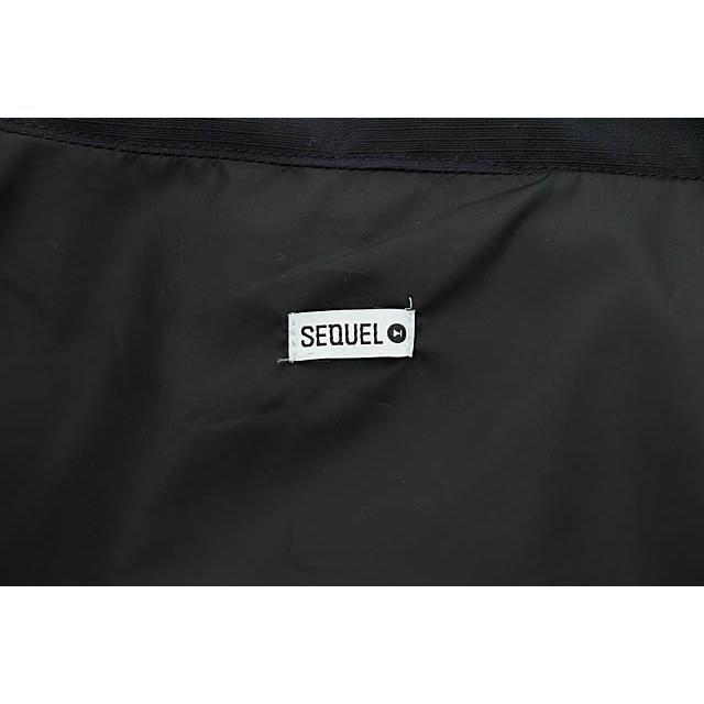 シークエル SEQUEL <br>サイズ:L ロゴ刺繍ナイロンマウンテンパーカー  