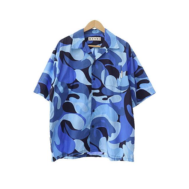 MARNI マルニ 23SS MULTI COLOR OPEN COLLER S/S SHIRT マルチ MARNI マルニ 23SS MULTI COLOR OPEN COLLER S/S SHIRT マルチ