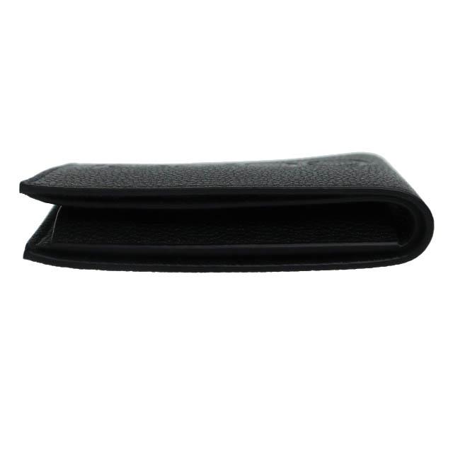 GUCCI グッチ ロゴ エンボス レザー ウォレット 二つ折り 財布 658681  