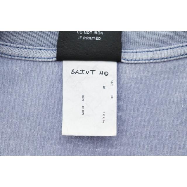 セントマイケル SAINTMICHAEL 22SS SS TEE M6 ヴィンテージ加工 クルー  