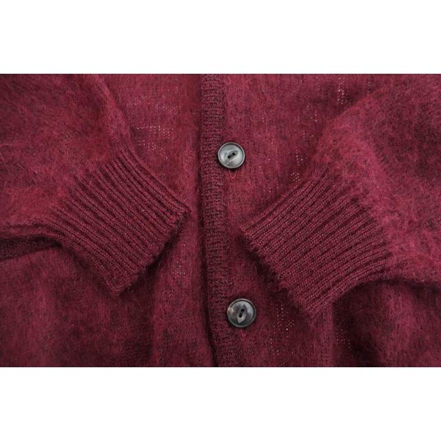 レア！WACKO MARIA ワコマリア モヘア カーディガン バーガンディ WACKO MARIA バーガンディ カーディガン M
