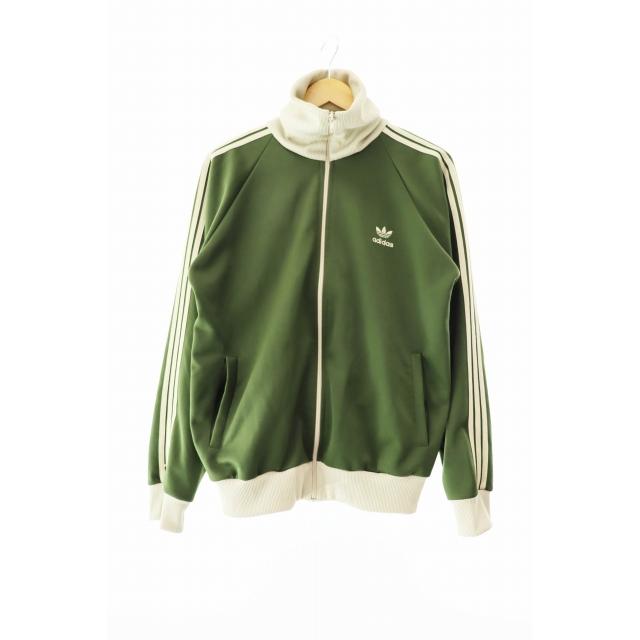 80s adidas トラックジャケット ジャージ トレフォイル デサント製 adidas アディダス 80s DESCENTE社製 Track Jacket デサント