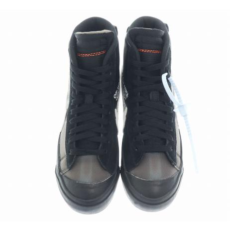 NIKE（ナイキ） × OFF WHITE THE 10 BLAZER MID BLACK 25cm AA3832-001 