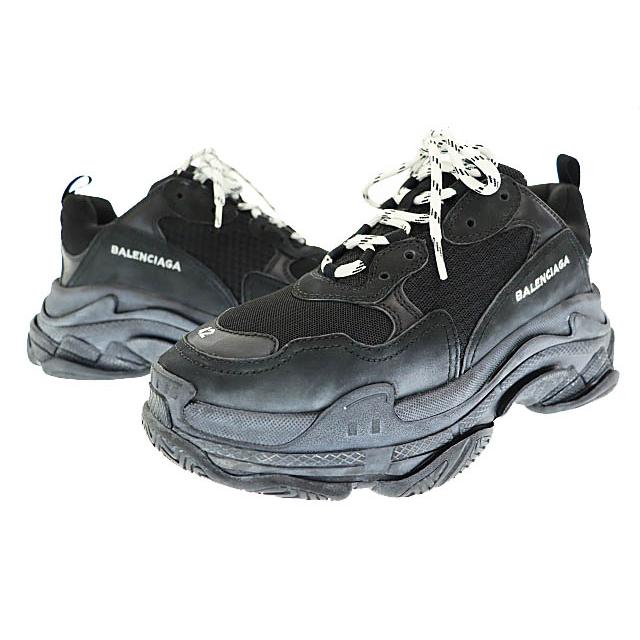 BALENCIAGA トリプルs トリプルブラック42 BALENCIAGA(バレンシアガ) triple sスニーカー ブラック サイズ