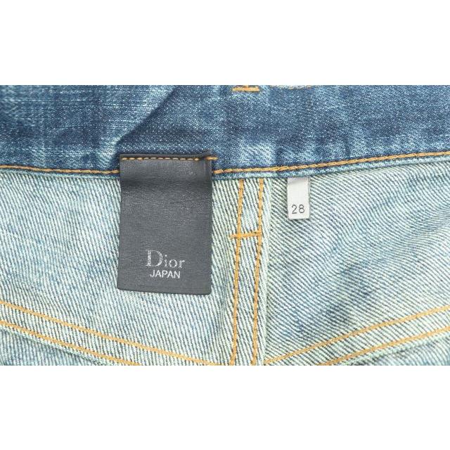 ディオールオム Dior HOMME ダメージ加工 デニム パンツ ジーンズ 