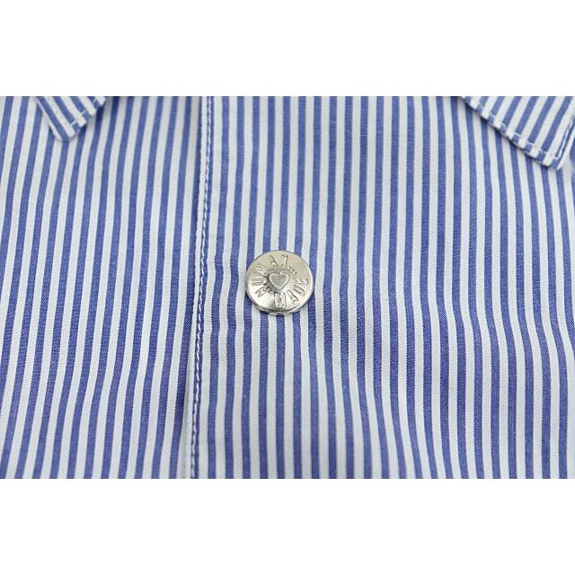 ヒューマンメイド HUMAN MADE 23AW SNAP BUTTON L/S SHIRT ハート ロゴ 