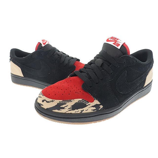 ソールフライ×ナイキ エアジョーダン1 ロー ブラックアンドスポーツレッド ソールフライ×ナイキ エアジョーダン1 ロー ブラック アンド