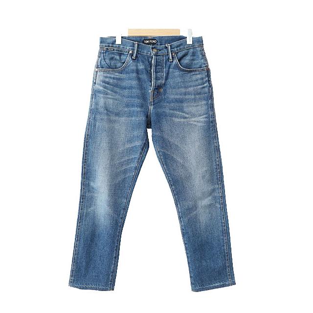 トムフォード TOM FORD ダメージ加工 セルビッチ スキニー