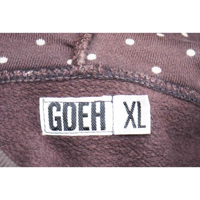 グッドイナフ GOODENOUGH 2001 POLKA DOTS PATTERN PULLOVER HOODIE