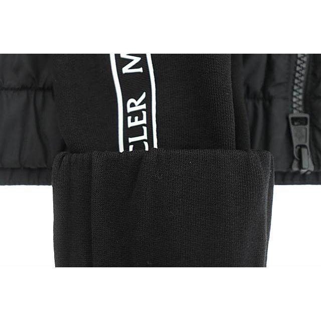 【鑑定済美品】MONCLER 21AW トラックジャケット サイドライン 黒 M MONCLER（モンクレール） MONCLER 21AW Logo Side Band Track Jacket