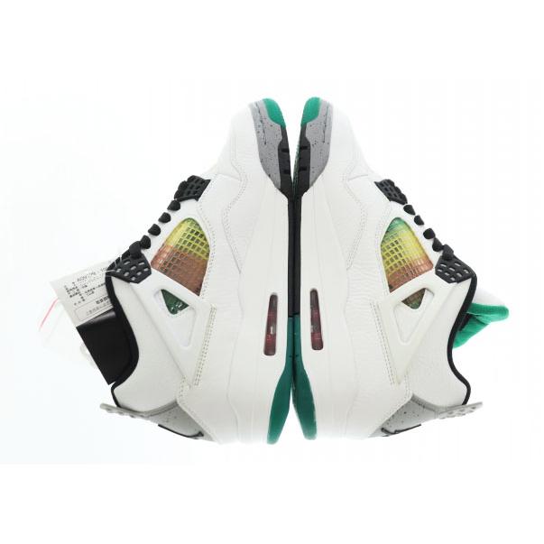 NIKE ナイキ WMNS AIR JORDAN 4 RETRO LUCID GREEN 28.5cm AQ9129-100