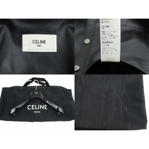 CELINE セリーヌ by Hedi Slimane TRUCKER JACKET IN CALFSKIN CELINE セリーヌ by Hedi Slimane TRUCKER JACKET IN CALFSKIN