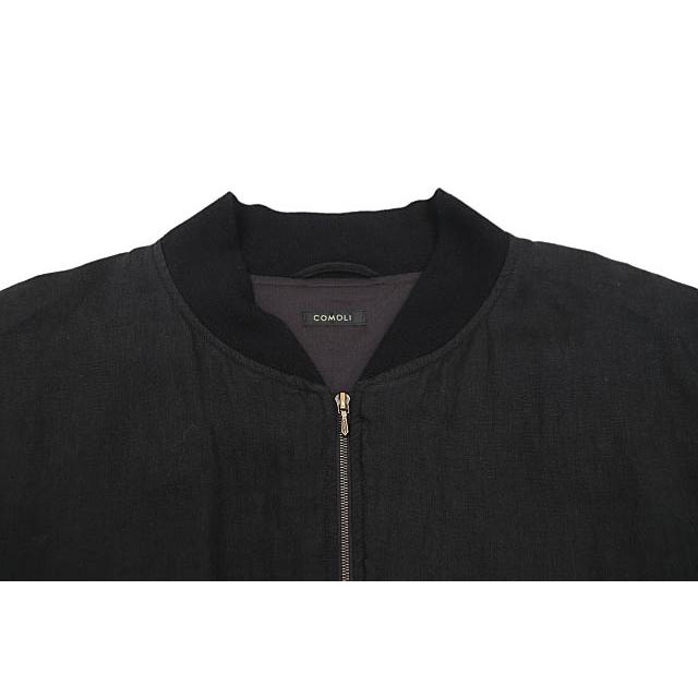コモリ COMOLI 24SS リネン Wクロス ジップ ブルゾン ジャケット コモリ COMOLI 24SS リネン Wクロス ジップ ブルゾン ジャケット