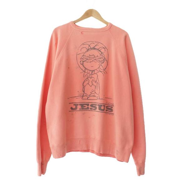 セントマイケル SAINTMICHAEL 20AW Raglan Sweat Shirt JESUS セントマイケル SAINTMICHAEL 20AW Raglan Sweat Shirt JESUS