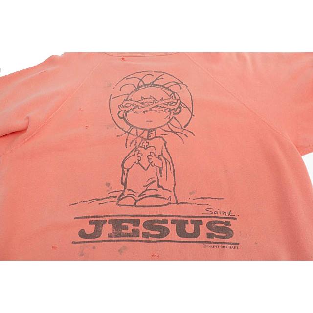 セントマイケル SAINTMICHAEL 20AW Raglan Sweat Shirt JESUS セントマイケル SAINTMICHAEL 20AW Raglan Sweat Shirt JESUS