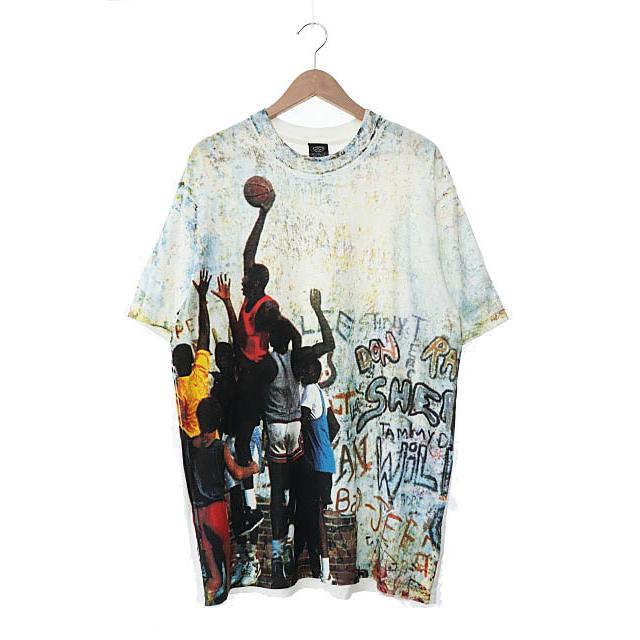 NIKEナイキ ジョーダンJORDAN 20周年記念タグ付きTシャツ(L) NIKE ナイキ VINTAGE ヴィンテージ 2005 Jordan Play Ground 20