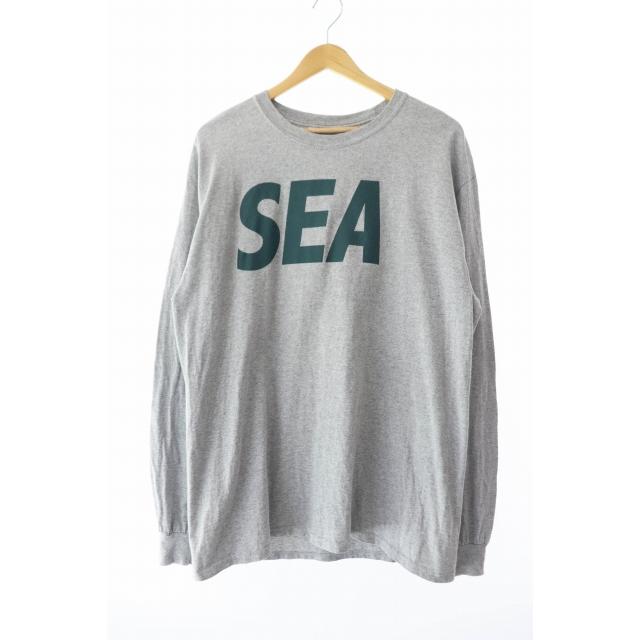 ウィンダンシー WIND AND SEA SEA L/S T-Shirt ロゴ プリント ロング 