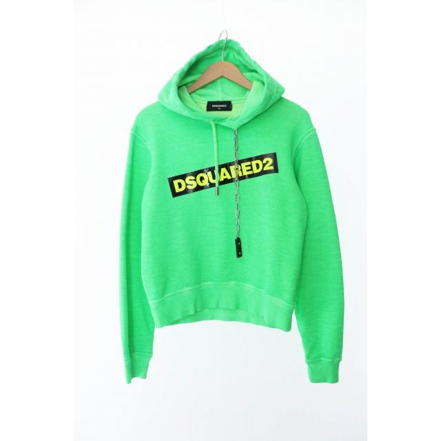 DSQUARED2 ディースクエアード 19SS ショート丈 フーディ パーカー  
