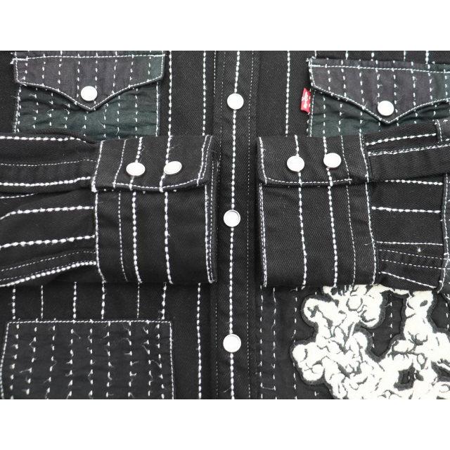 デニムティアーズ DENIM TEARS バックパッチワークデザインチェック