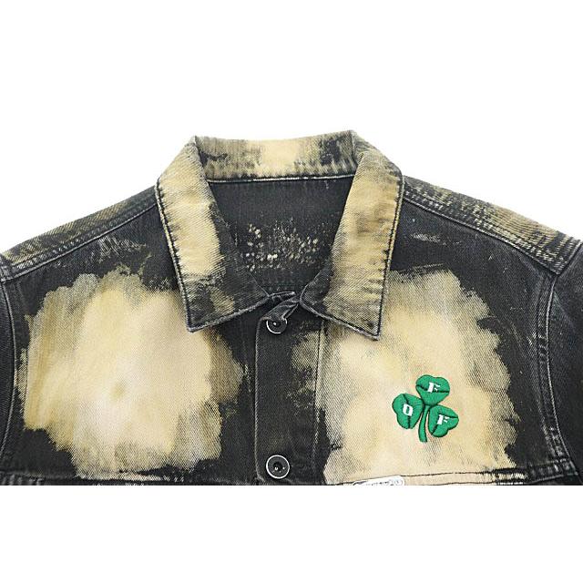 OFF White Gジャン 自由の女神 Off-White~ 自由の女神 デニムジャケット M Gジャン Trucker