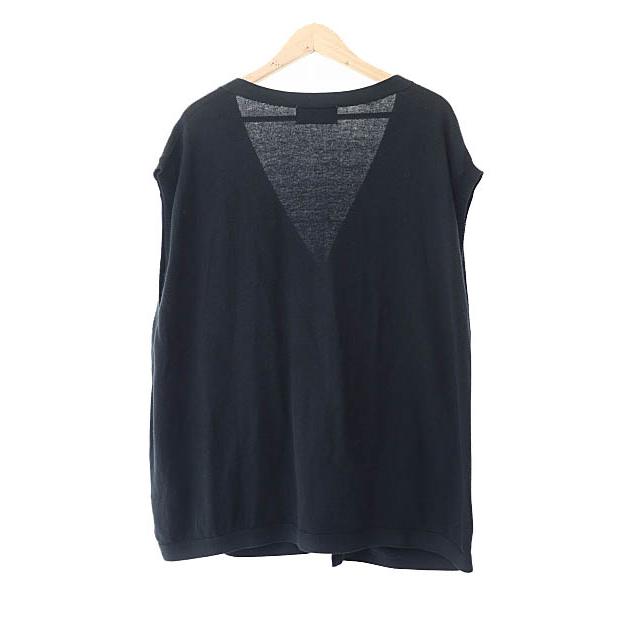 アンユーズド UNUSED 23SS 12G cardigan vest コットン Vネック
