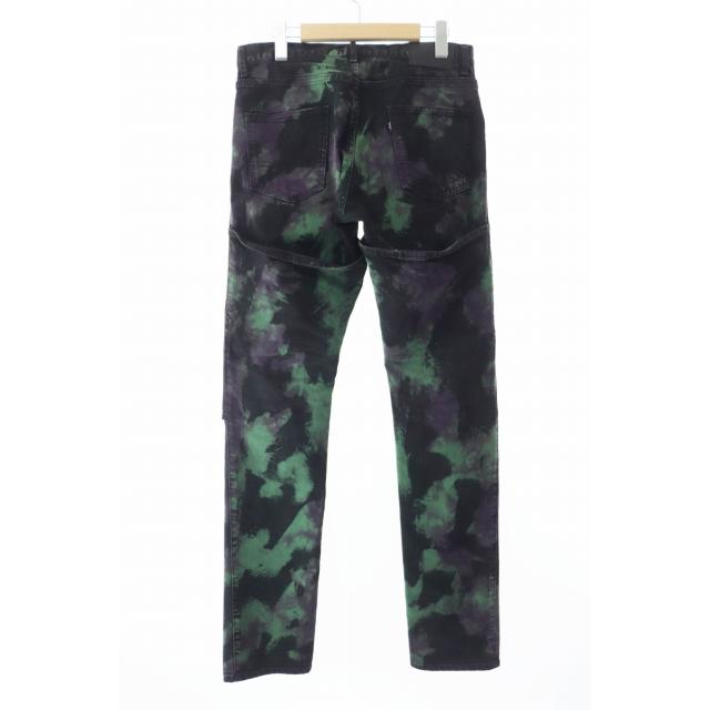 ジエダ Jieda 20AW TIE-DYE 2WAY SLIM DENIM PANTS タイダイ染め