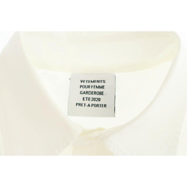 ヴェトモン ベトモン VETEMENTS 20SS Scribbled Shirt 総柄 ラメ ロゴ