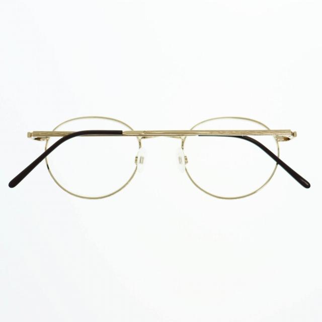 モスコット MOSCOT DOV ドーブ ラウンドボストン メガネ COL.Gold 48