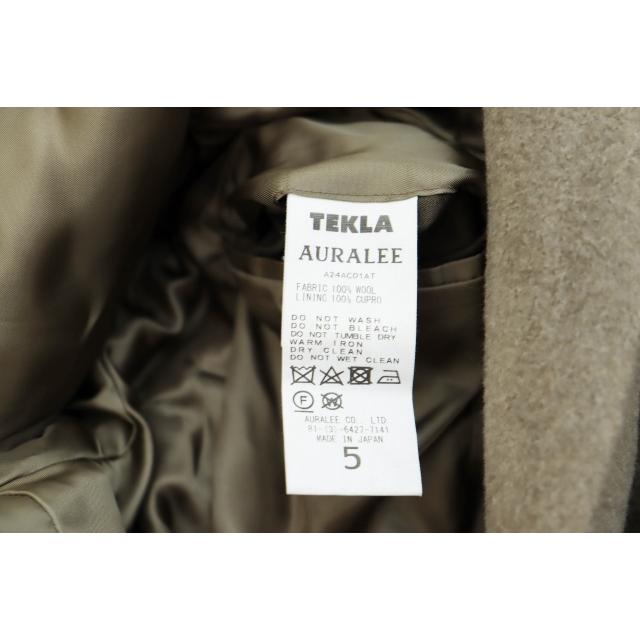 【中古】オーラリー AURALEE ×TEKLA テクラ 24AW ROBE COAT ローブコート A24AC01AT 5 ベージュ ●■250118 メンズ オーラリー AURALEE ×TEKLA テクラ 24AW ROBE COAT ローブコート