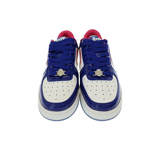 【中古】アベイシングエイプ A BATHING APE BAPE STA ベイプスタ ローカットスニーカー 26.5 ☆AA★▲250907 メンズ A BATHING APE（アベイシングエイプ） A BATHING APE BAPE STA ベイプ