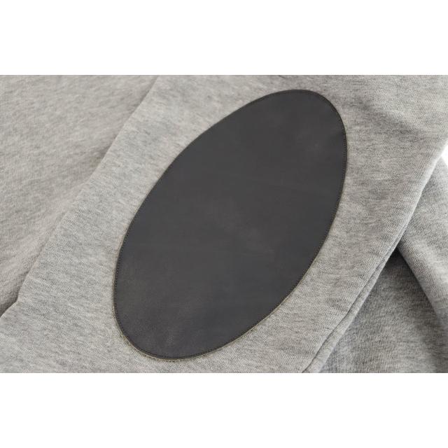 【中古】メゾンマルジェラ Maison Margiela 18AW エルボーパッチ クルーネック スウェット 50 灰 グレー ☆AA★250217 メゾンマルジェラ Maison Margiela 18AW エルボーパッチ クルーネック