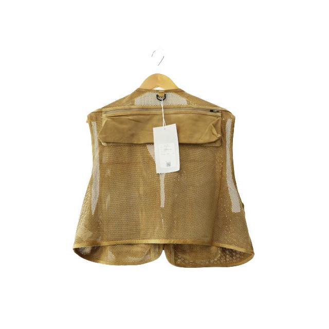 【中古】INNAT インアット 25SS Suede Mesh Vest ピッグ スエード レザー メッシュ ベスト INNAT07-V01 3●■250204 INNAT インアット 25SS Suede Mesh Vest ピッグ スエード レザー