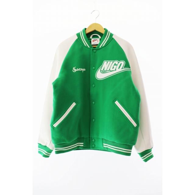 NIKE ナイキ ×NIGO ロゴスタジャン 緑 Size 【XS】 NIKE ナイキ ×NIGO ロゴスタジャン 緑 Size 【XS】